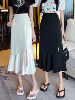 กระโปรงยาว กระโปรงยาวทรงเอ กระโปรงทำงาน