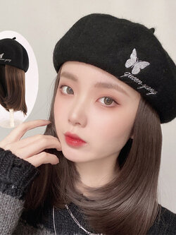 หมวกวิกผม หมวกวิกผมยาว หมวกผมปลอม หมวกวิก BY Ailead