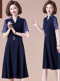 เดรสวัยผู้ใหญ่40-60ปี เดรสคุณแม่ ชุดเดรสทำงานวัยผู้ใหญ่ แบรนด์ MAMA DRESS