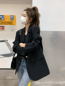 เสื้อโค้ท เสื้อโค้ทกันหนาว เสื้อโค้ทใส่เที่ยวต่างประเทศ ยี่ห้อ: Qianziqian