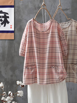 เสื้อเชิ้ตผ้าฝ้ายลินิน ขายเสื้อเชิ้ต ผ้าลินิน เสื้อเชิ้ตผ้าฝ้ายผู้หญิง