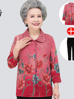 เสื้อคุณยาย เสื้อผู้วัยอายุ60-70ปี เสื้ออาม่า เสื้อผู้สูงอายุ