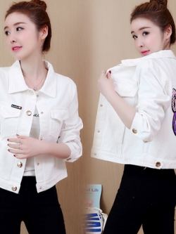 เสื้อแจ็คเก็ตยีนส์ เสื้อยีนส์ผู้หญิงเทห์ๆ