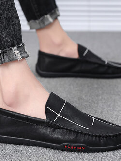 รองเท้าหนังผู้ชาย มีไซส์39-44 รองเท้าโลฟเฟอร์ชาย Slip-On Shoes