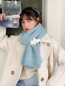 ซื้อ ผ้าพันคอ ผ้าคลุมไหล่ ผ้าพันคอแฟชั่่น ผ้าแคชเมียร์ ผ้าพันกระเป๋า ส่งฟรี! DUOLZ