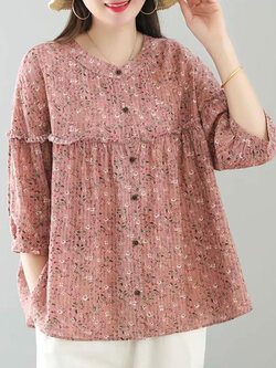 เสื้อลินิน เสื้อผ้าฝ้ายลินิน เสื้อเชิ้ตผ้าลินิน BY Zimo