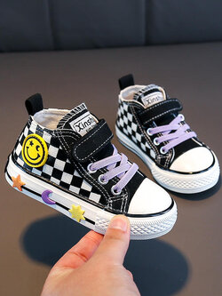 รองเท้าผ้าใบเด็ก รองเท้ากีฬาเด็ก รองเท้าผ้าใบเด็กแนวสปอร์ท