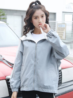 เสื้อคลุมกันแดด UV เสื้อคลุมแจ็คเก็ต เสื้อคลุมป้องกันแดด เสื้อแจ๊คเก็ตแขนยาวกันแดดและยูวี