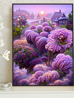 ชุดปักครอสติช รูปบ้าน สอบถามขนาดและสั่งซื้อได้ที่ LINE