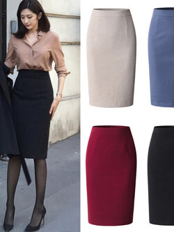 กระโปรงยาว กระโปรงยาวทรงเอ กระโปรงทำงาน