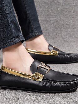 รองเท้าหนังผู้ชาย มีไซส์39-44 รองเท้าโลฟเฟอร์ชาย Slip-On Shoes