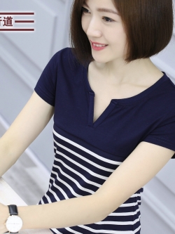 เสื้อยืดแฟชั่น Spring new Korean wave sleeve t-shirt