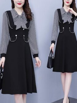 เดรสสีดำสุภาพ เรียบหรู ดูดี เหมาะกับทุกโอกาส | เดรสผู้หญิงแฟชั่นสุภาพ