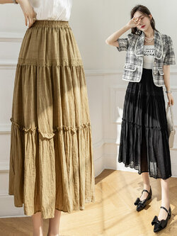 กระโปรงยาว กระโปรงยาวทรงเอ กระโปรงทำงาน