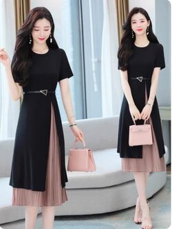 เดรสสีดำสุภาพ เรียบหรู ดูดี เหมาะกับทุกโอกาส | เดรสผู้หญิงแฟชั่นสุภาพ