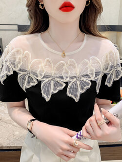 เสื้อผ้าวัยรุ่นเกาหลี เสื้อยืดวัยรุ่นผู้หญิง มีขนาด S M L XL