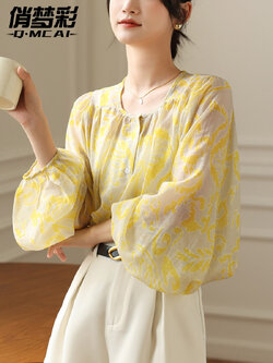 เสื้อชีฟอง เสื้อแฟชั่นสุภาพสตรีวัยผู้ใหญ่ มีไซต์ อก34นิ้ว-43นิ้ว