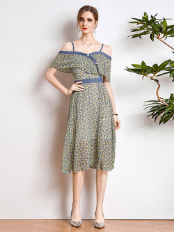 ชุดเดรสเรียบหรูดูแพง เดรสแบรนด์ DG Boutique