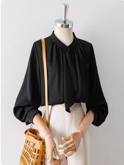 เสื้อสีดำสุภาพ เรียบหรู ดูดี เหมาะกับทุกโอกาส | เสื้อผู้หญิงสุภาพ