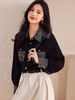 เสื้อสีดำสุภาพ เรียบหรู ดูดี เหมาะกับทุกโอกาส | เสื้อผู้หญิงสุภาพ