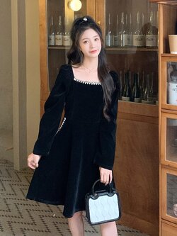 เดรสสาวอวบ มีไซส์ L-4XLอกเสื้อ 38-47 นิ้ว ใส่ได้ทั้งสาวหุ่นดีน่ารักจนถึงสาวอวบพลัสไซส์ จัดส่งฟรี! ทักแชทสั่งซื้อ