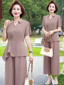 เสื้อผ้าคุณแม่วัย 60 เสื้อคนแก่ผู้หญิงวัย60