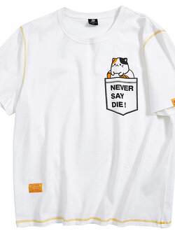 เสื้อยืดผู้ชายอ้วน S-5XL(อกเสื้อ39-51นิ้ว)