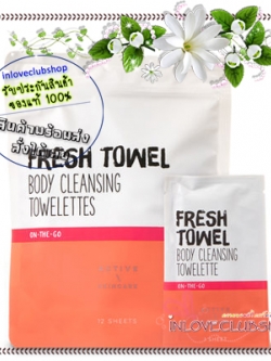 Bath & Body Works / Fresh Towel Body Cleansing Towelettes x 12 sheets per pack