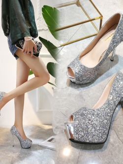 รองเท้าส้นสูง รองเท้าส้นสูงหัวแหลม รองเท้าส้นสูงเปิดหน้า