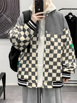 เสื้อแจ็คเก็ตเบสบอล เสื้อคลุม เสื้อแขนยาวสไตล์เกาหลี