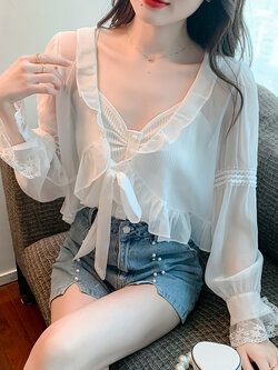 เสื้อเชิ้ตแขนยาววัยรุ่น ลายสวยๆ แบรนด์ YIL AN