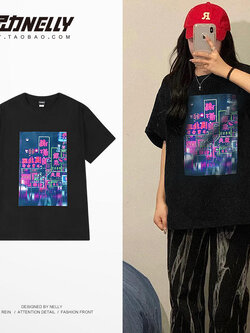 เสื้อยืดคอกลม ผู้ชาย เสื้อยืดผู้ชายเกาหลี เสื้อยืดเกาหลี แบรนด์ NELLY