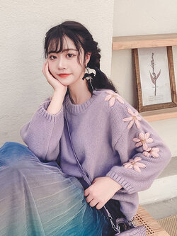 เสื้อไหมพรม เสื้อไหมพรมแขนยาว