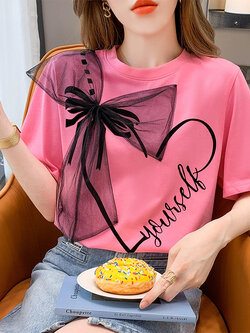 เสื้อยืดวัยรุ่นน่ารักๆ เสื้อวัยรุ่นแขนสั้น เสื้อผ้าวัยรุ่นเกาหลี แบรนด์ Wiyike