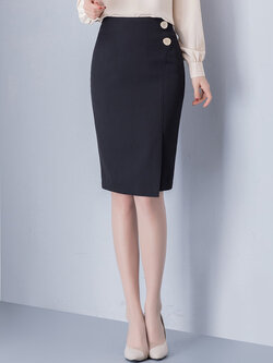 กระโปรงยาว กระโปรงยาวทรงเอ กระโปรงทำงาน