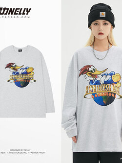 เสื้อยืดคอกลม ผู้ชาย เสื้อยืดผู้ชายเกาหลี เสื้อยืดเกาหลี แบรนด์ NELLY