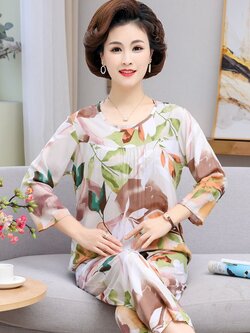 ชุดนอนคุณแม่ ชุดนอนบิ๊กไซส์ ชุดนอนคุณแม่ ชุดนอนคุณย่า ชุดนอนคุณยาย