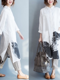 เสื้อOVERSIZE ใส่ตั้งแต่สาวผอม-สาวอวบ น้ำหนักตัว50-100กิโลกรัม