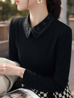 เสื้อสีดำสุภาพ เรียบหรู ดูดี เหมาะกับทุกโอกาส | เสื้อผู้หญิงสุภาพ