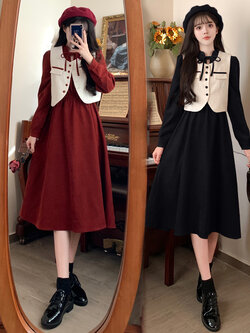 เดรสสาวอวบ มีไซส์ L-4XLอกเสื้อ 38-47 นิ้ว ใส่ได้ทั้งสาวหุ่นดีน่ารักจนถึงสาวอวบพลัสไซส์ จัดส่งฟรี! ทักแชทสั่งซื้อ