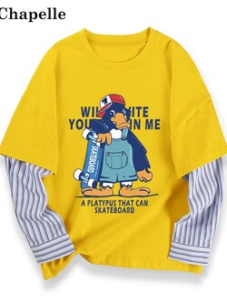 เสื้อยืดเด็ก La Chapelle แขนยาว สั่งได้ขนาด 110-160