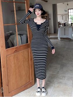 เดรสสีดำสุภาพ เรียบหรู ดูดี เหมาะกับทุกโอกาส | เดรสผู้หญิงแฟชั่นสุภาพ