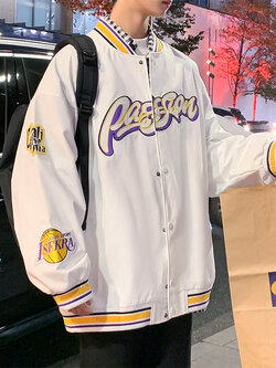 เสื้อแจ็คเก็ตเบสบอล เสื้อคลุม เสื้อแขนยาวสไตล์เกาหลี