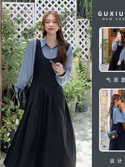 เดรสแขนสั้นมีไซส์L-4XLอก38-47นิ้ว