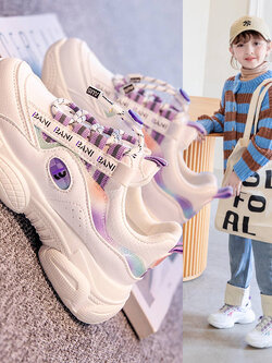 รองเท้าผ้าใบเด็ก รองเท้ากีฬาเด็ก รองเท้าผ้าใบเด็กแนวสปอร์ท