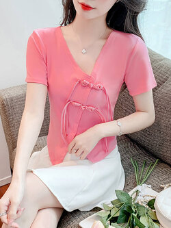 เสื้อยืดวัยรุ่นน่ารักๆ เสื้อวัยรุ่นแขนสั้น เสื้อผ้าวัยรุ่นเกาหลี แบรนด์ Wiyike