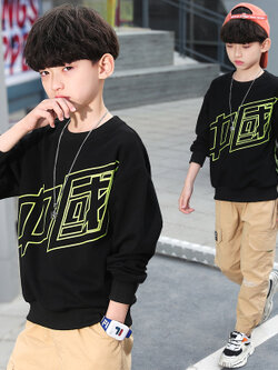 เสื้อยืดเด็กชาย เสื้อผ้าเด็กผู้ชาย เสื้อยืดเด็กผู้ชายสไตล์เกาหลี มีไซส์ 100-160 ใส่ได้ตั้งแต่ 6-12 ปี