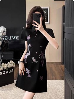 เดรสสีดำสุภาพ เรียบหรู ดูดี เหมาะกับทุกโอกาส | เดรสผู้หญิงแฟชั่นสุภาพ