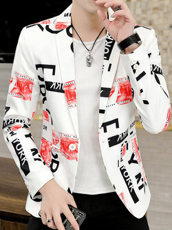 สูท Blazers ผู้ชาย เสื้อคลุมสไตล์สูท สำหรับผู้ชาย