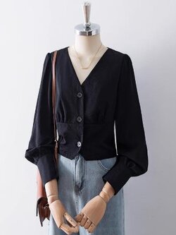 เสื้อสีดำสุภาพ เรียบหรู ดูดี เหมาะกับทุกโอกาส | เสื้อผู้หญิงสุภาพ